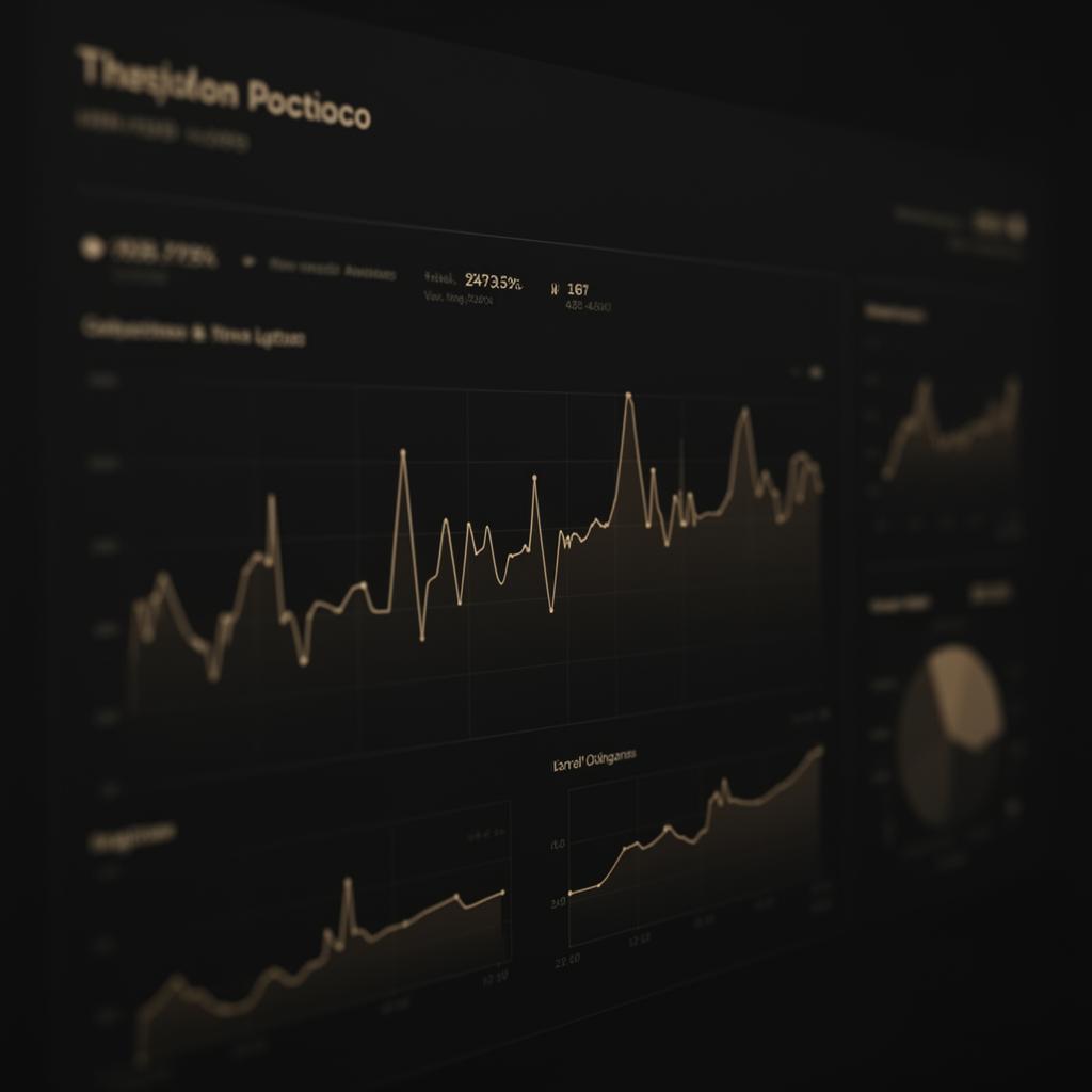 Visualisation de données sombre représentant l'infrastructure Noxrise